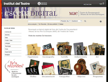 Tablet Screenshot of colleccions.cdmae.cat